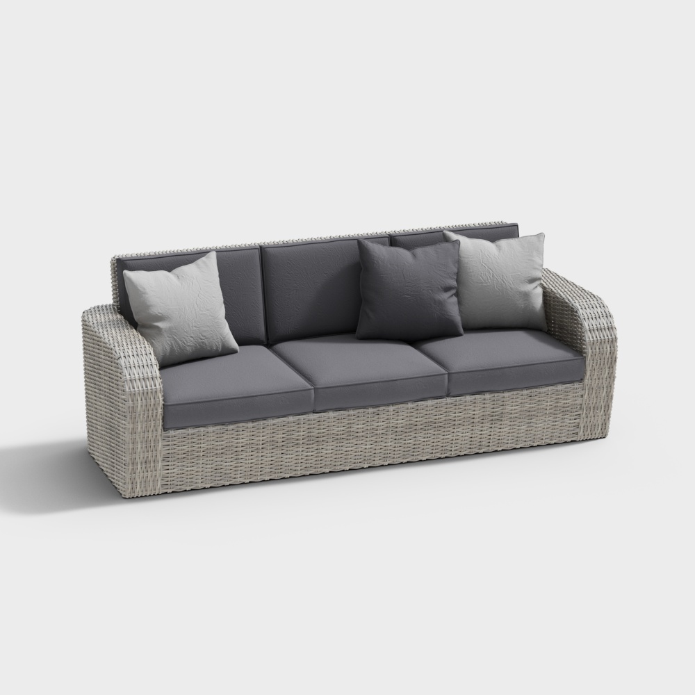 Outdoor leisure multi-person sofa