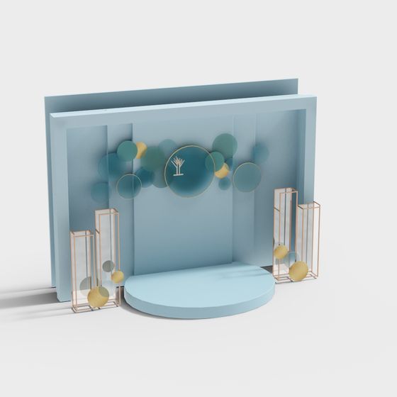 Minimalist Podium 3D model