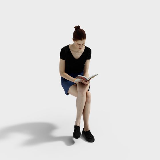 Reading Time 3D model