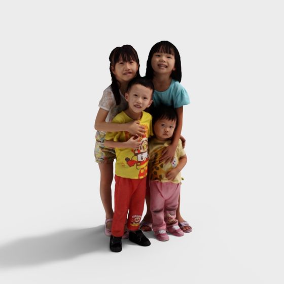 Playful Moments 3D model