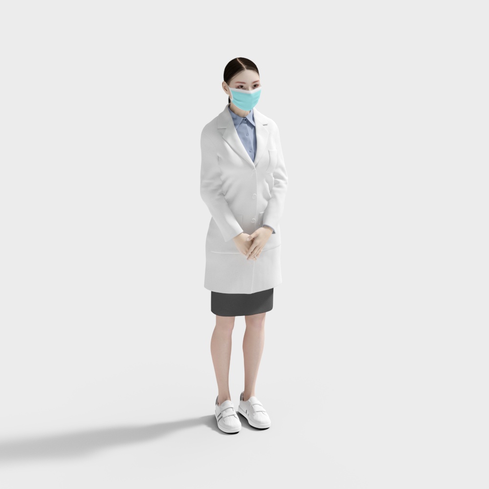 Doctor 3D Model - Guardian of Healthcare