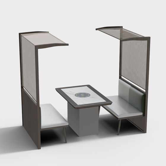 Urban Corner Café 3D model