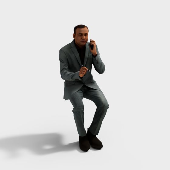 Stylish Businessman 3D model