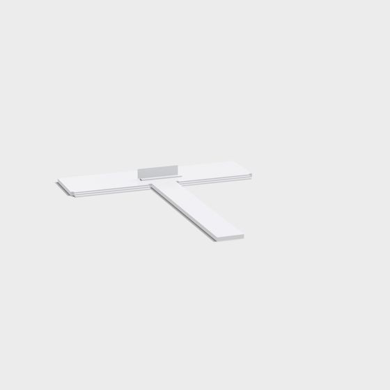 Modern Minimalist Bookshelf 3D model