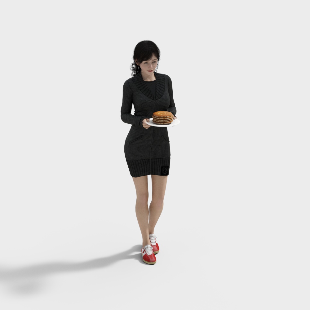 Breakfast Beauty 3D model