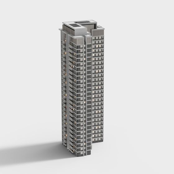 Urban Skyscraper 3D model
