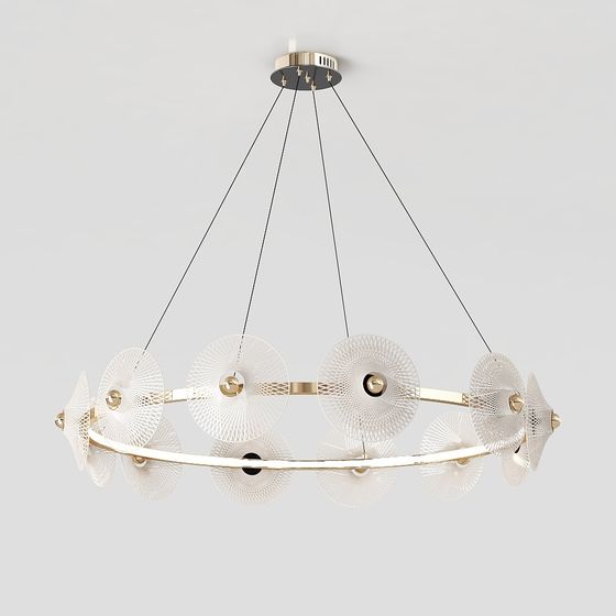 Stylish Pendant Light 3D model for Contemporary Spaces