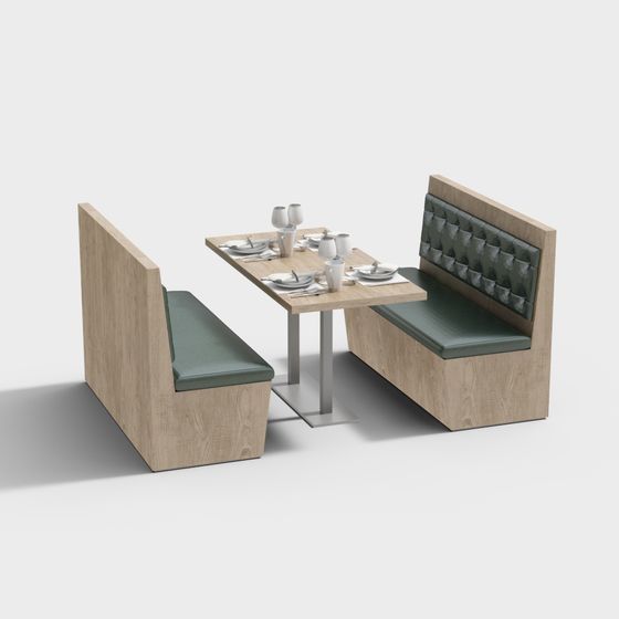 Urban Corner Coffee Shop 3D model