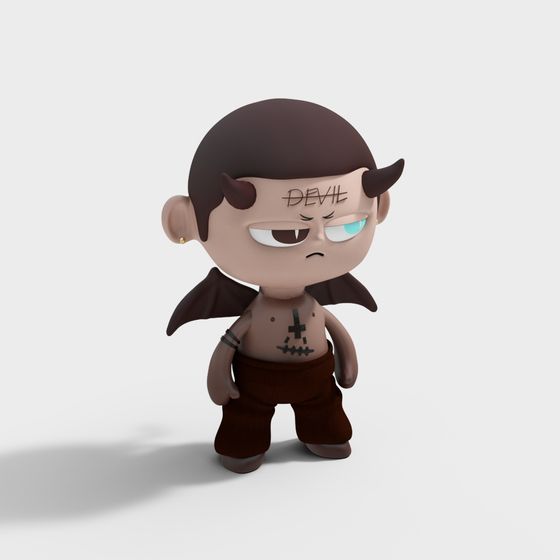 Charming Devil Boy 3D model