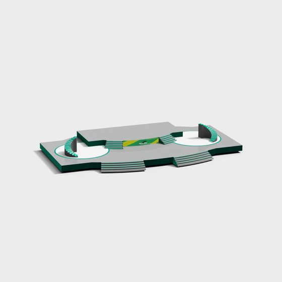 Vibrant Extreme Skate Park 3D model for Creative Projects