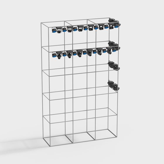 Stage Lighting Rig 3D model