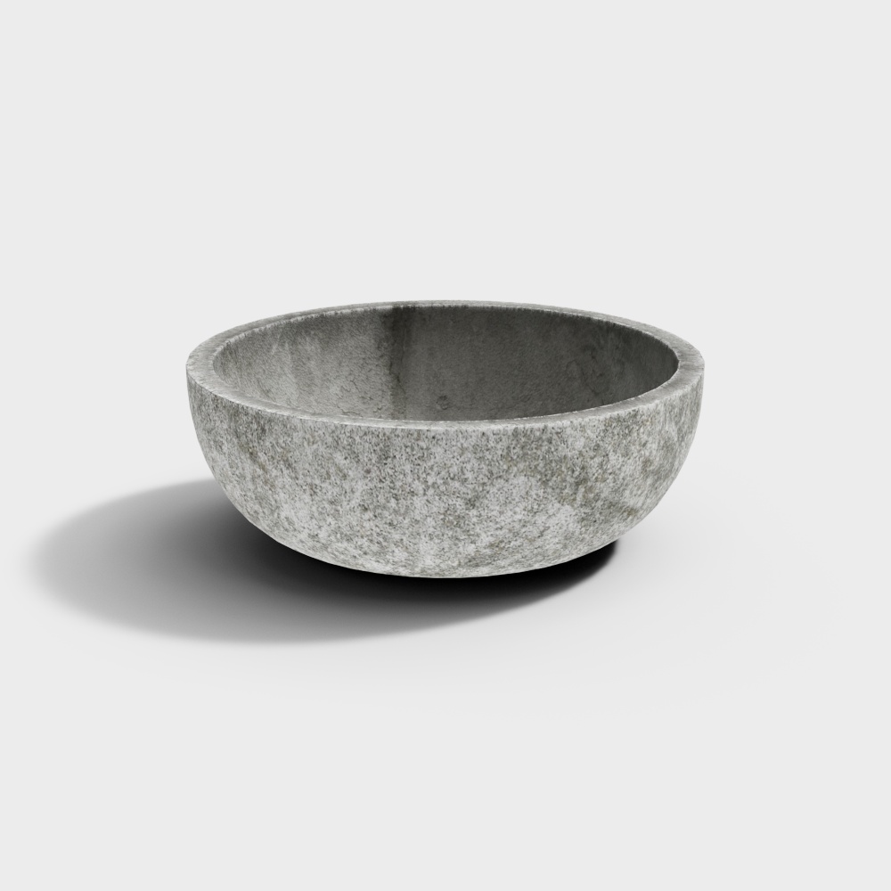 gray bowl