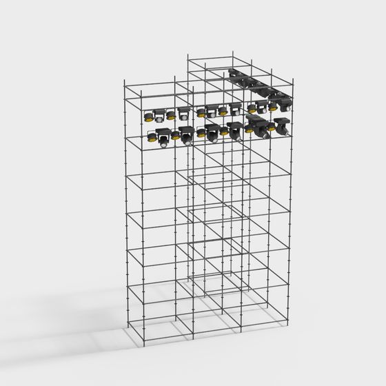 Stage Lighting Rig 3D model
