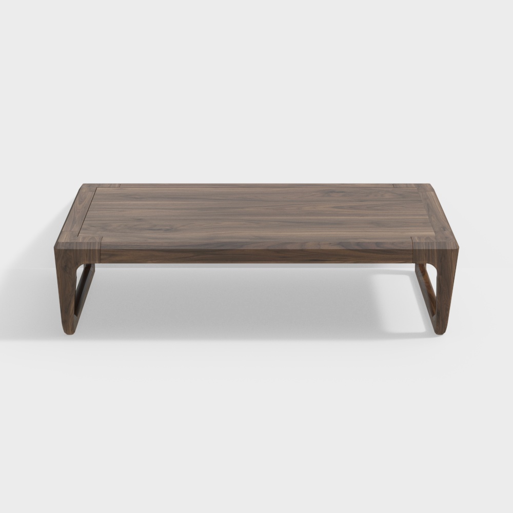 Urban Wooden Coffee Table 3D model