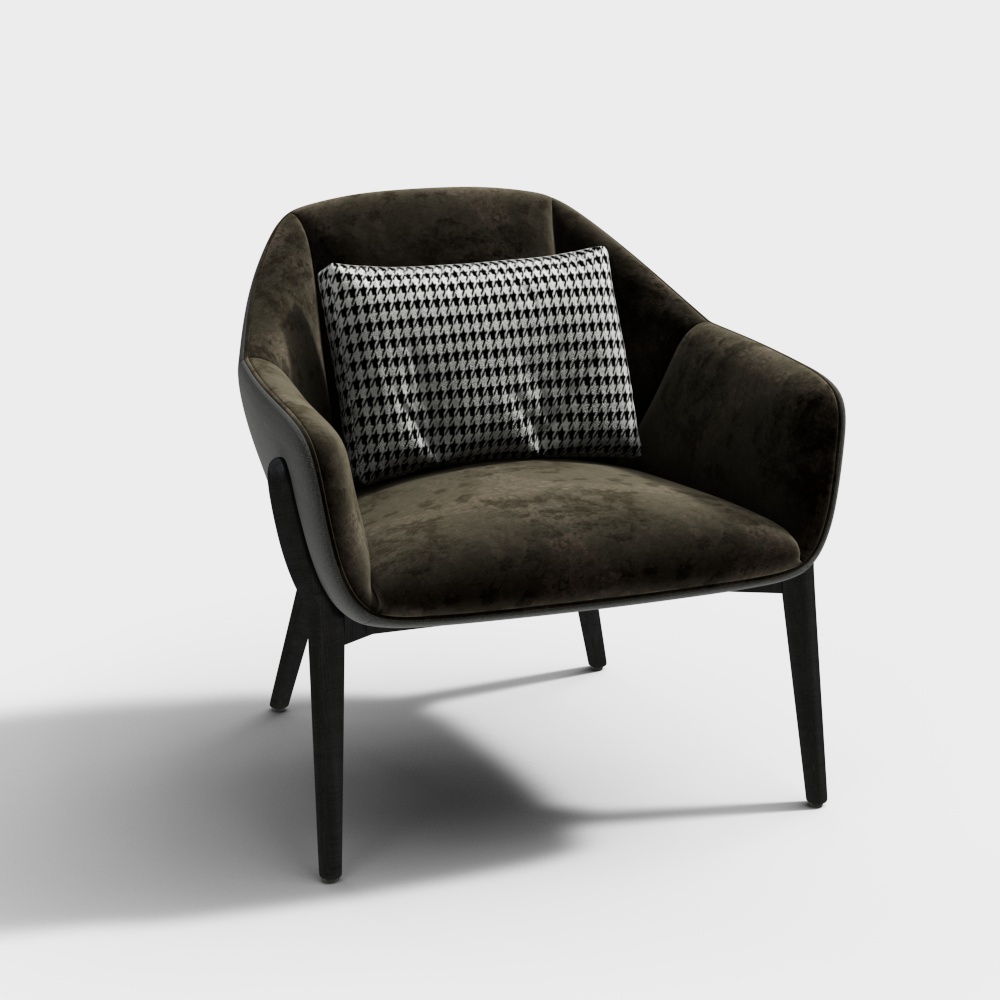 안락의자 현대식 패브릭