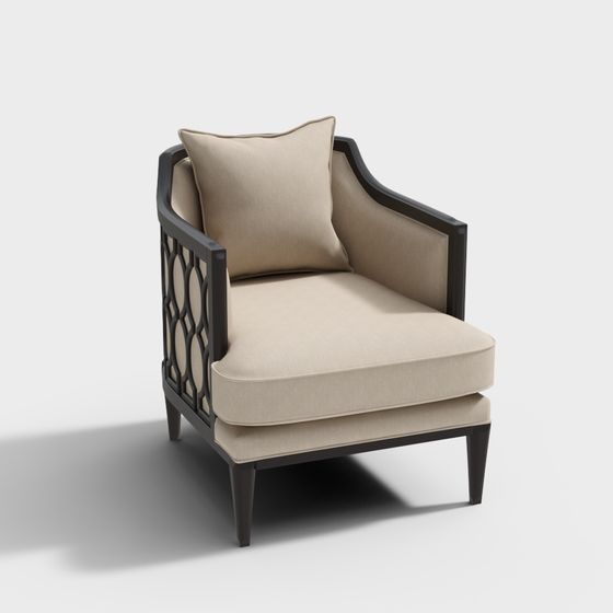 안락의자 현대식 패브릭