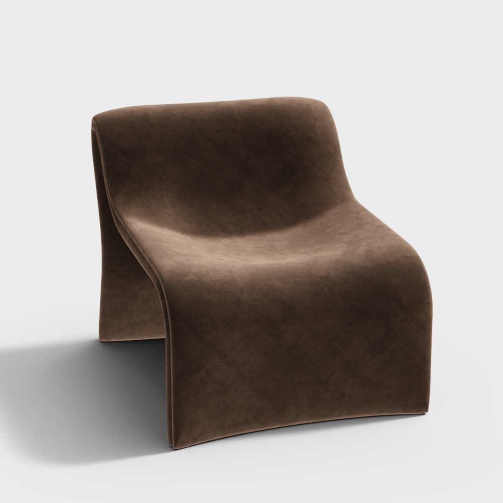 poltrona in tessuto contemporaneo