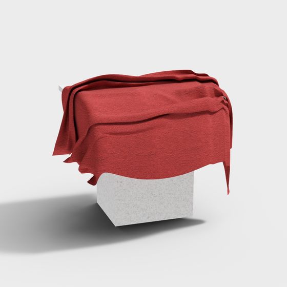 Fabric Cube 3D model