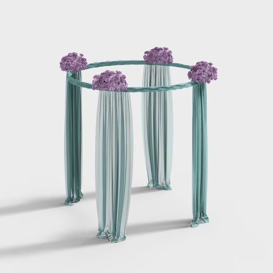 Flower Language Pavilion 3D model
