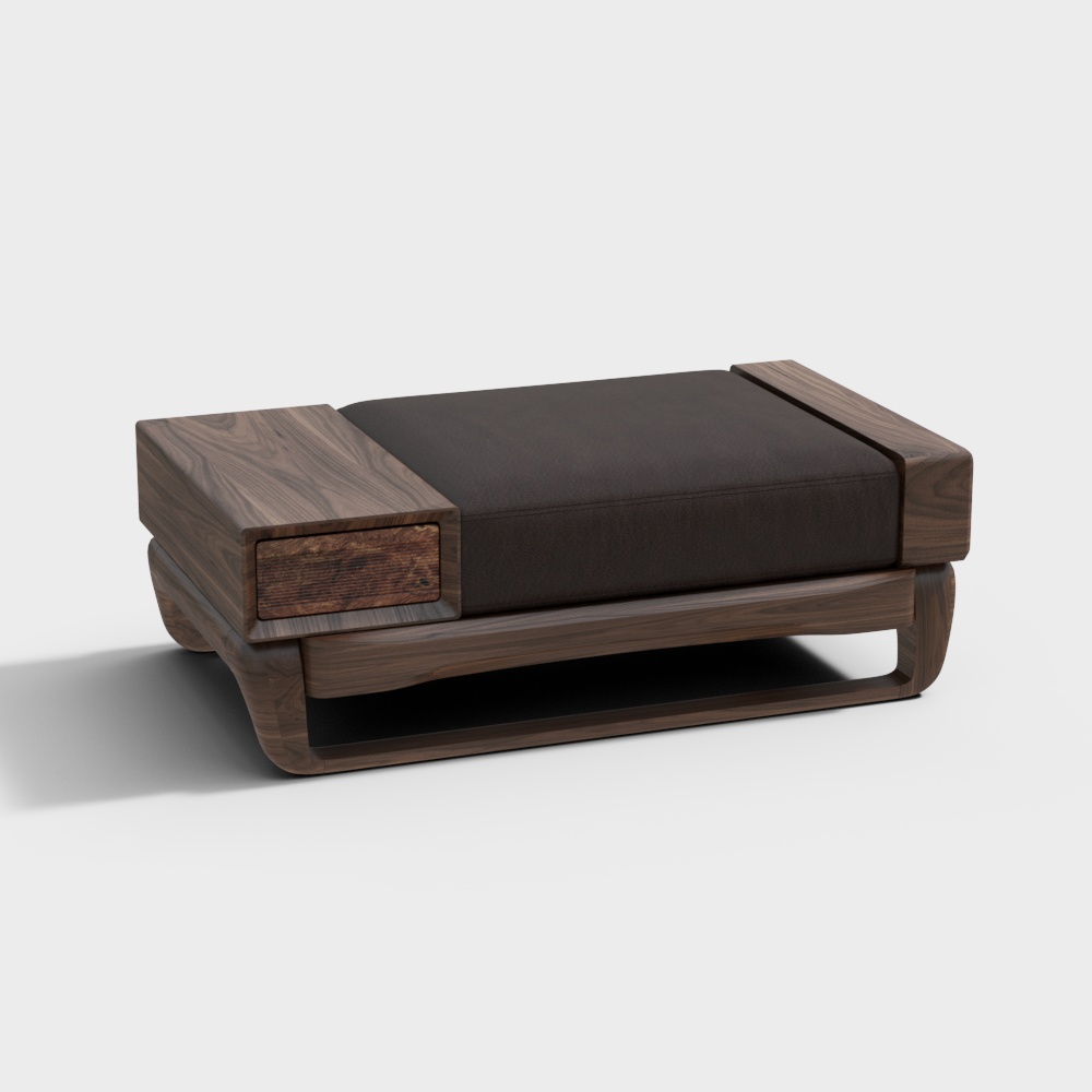 Ghế đẩu vải/gỗ