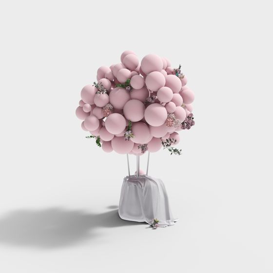 Balloon Tree 3D model for Creative Spaces