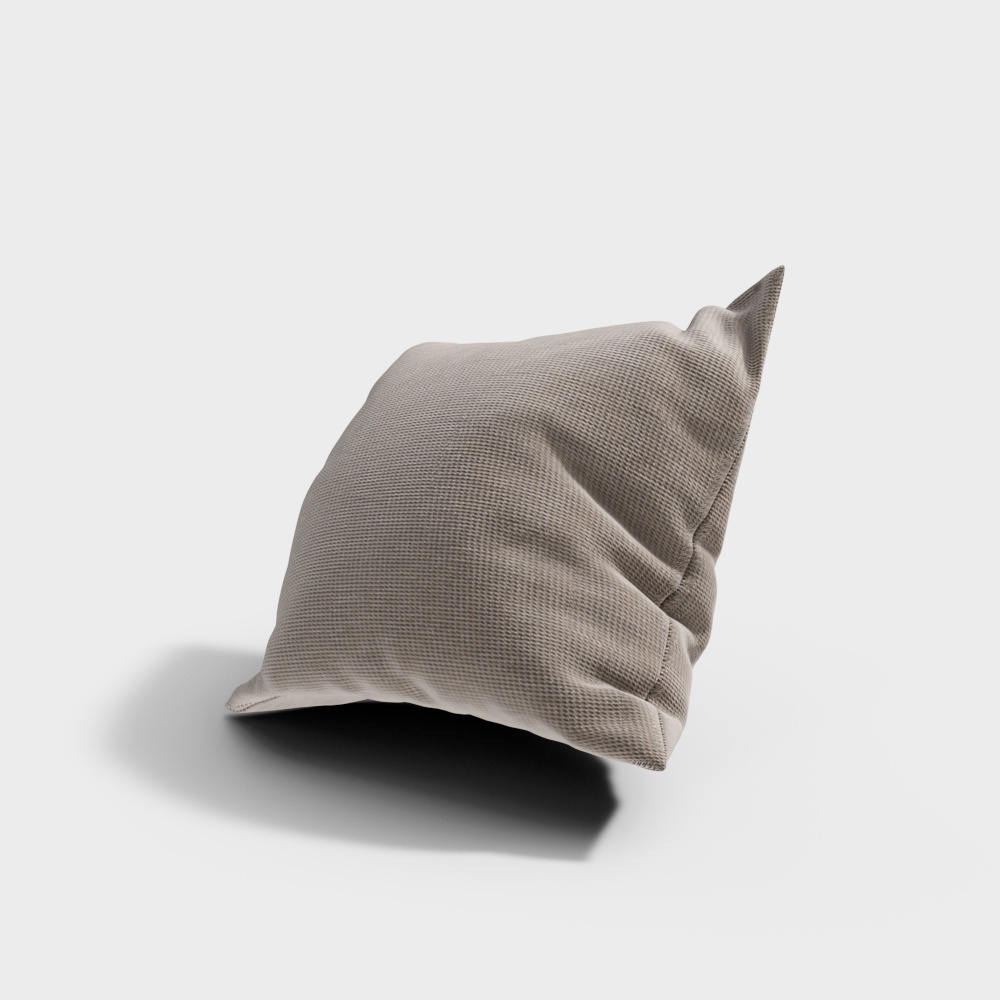 brown cloth pillow