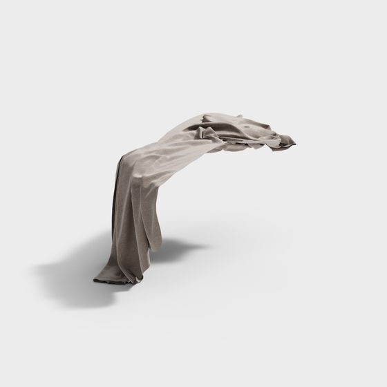 Flowing Fabric 3D Model for Creative Projects