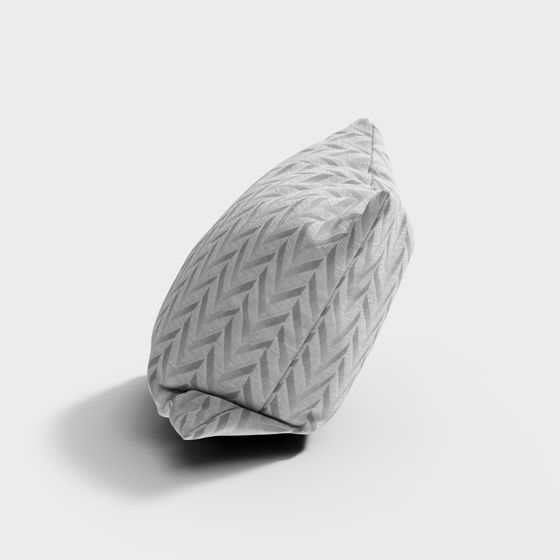 Minimalist Low-Polygon Pillow 3D model