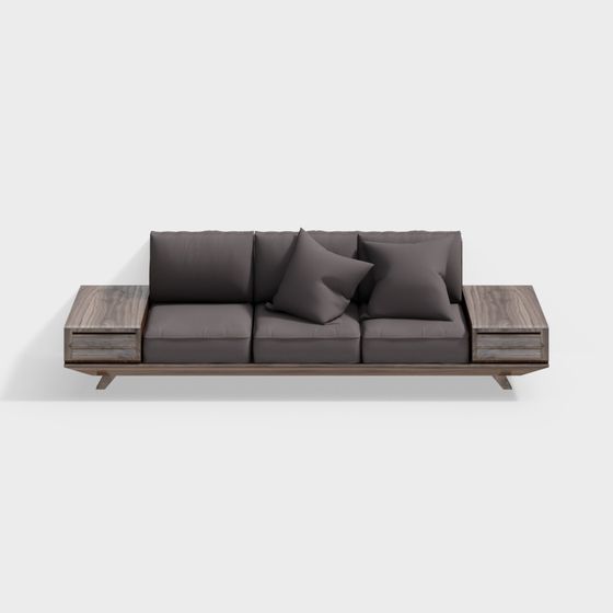 kết hợp tủ sofa gỗ