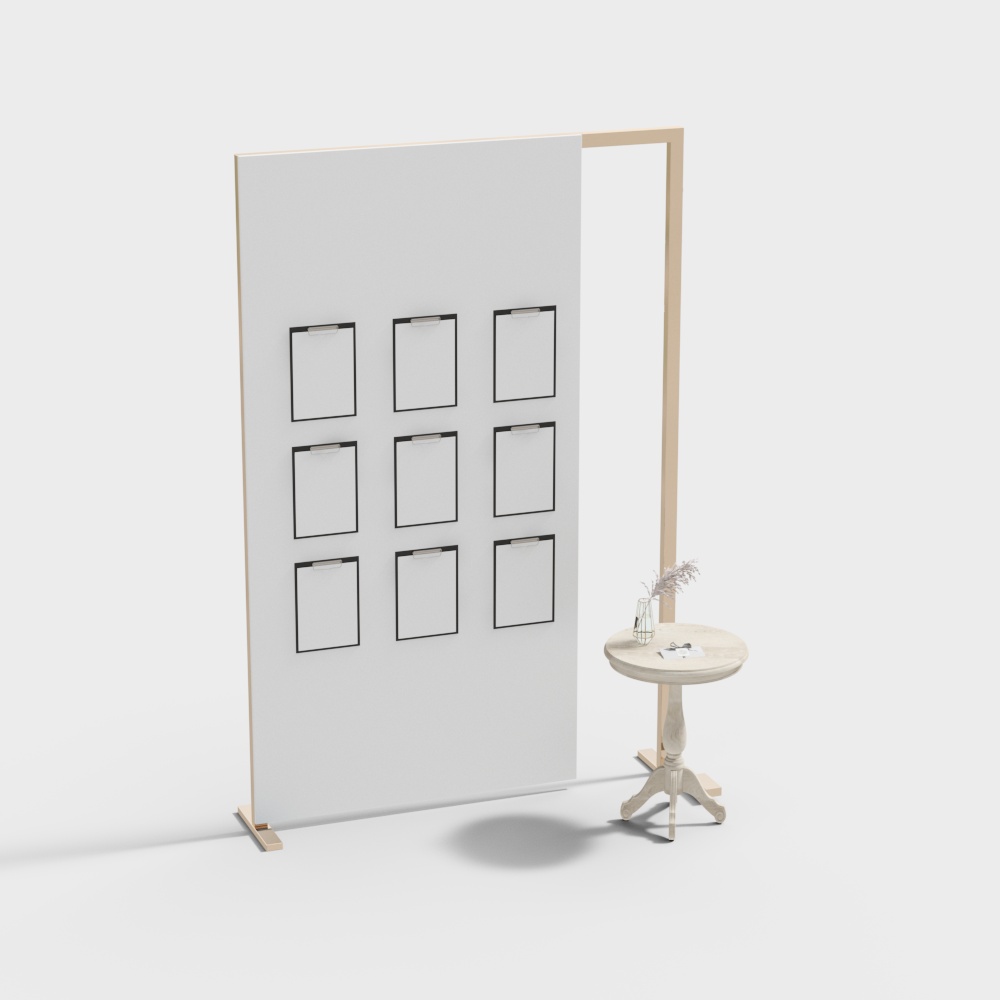 Stand d'exposition de mariage en extérieur