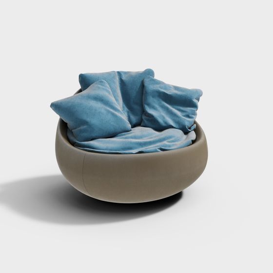 Stylish Low-Poly 3D Chair Model for Modern Spaces