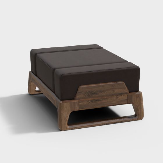 Urban Wooden Sofa 3D model