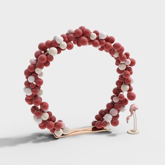 porte à fleurs de mariage d'extérieur