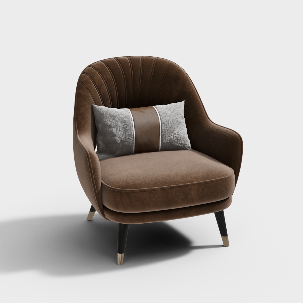 armchair contemporary fabric