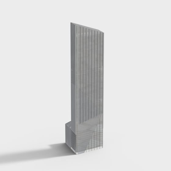 Urban Light Skyscraper 3D model