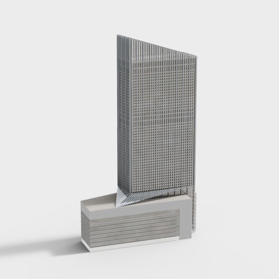 City Light Skyscraper 3D model