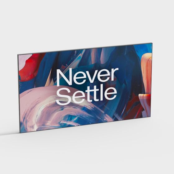 Abstract Picture Frame 3D model for Creative Projects