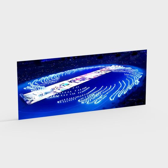 Stadium Night Show 3D model