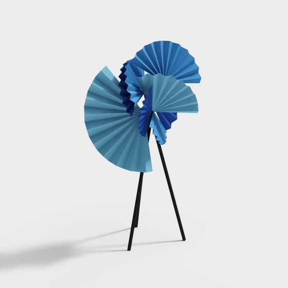 Fan Art Stand 3D model