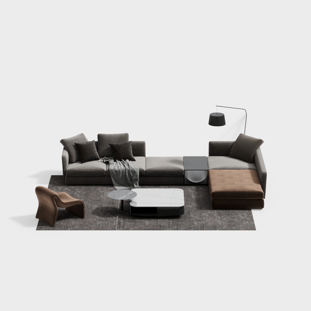 현대 소파 세트