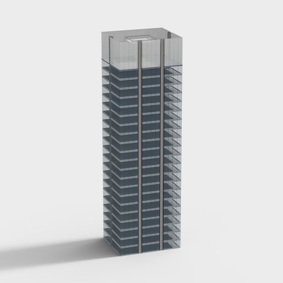Urban Skyline 3D Model for Modern Designs
