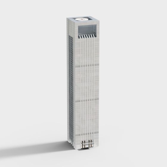 Futuristic City Tower 3D model