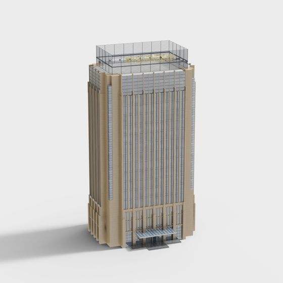 Urban Light 3D model - A Unique Low-Poly Design