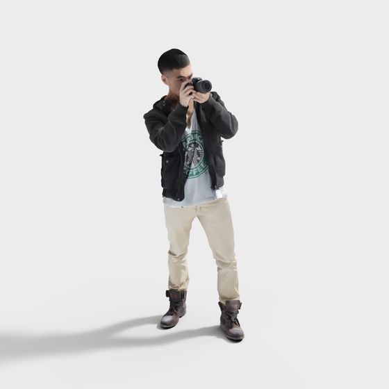 Urban Photographer 3D Model