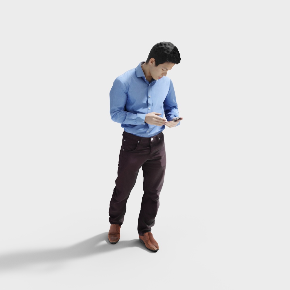 Urban Explorer Low Poly 3D model