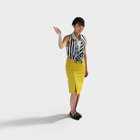 Urban Chic Woman 3D Model