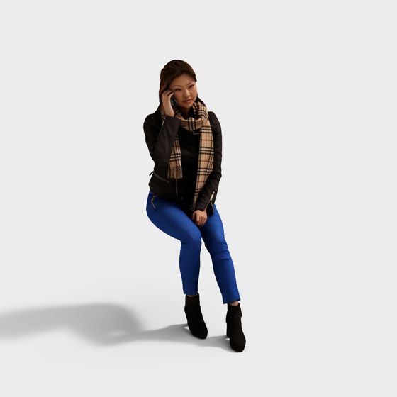 Stylish Urban Female 3D Model