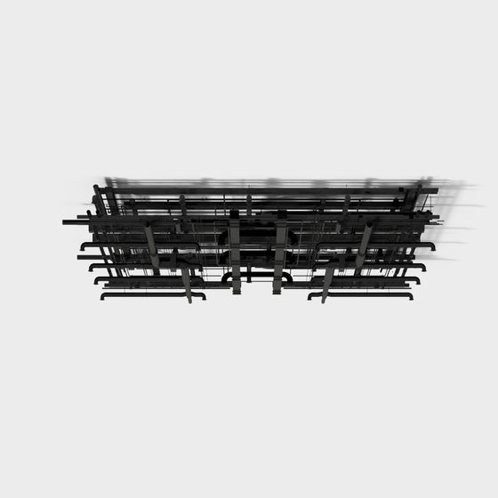 Industrial Metal Frame 3D model