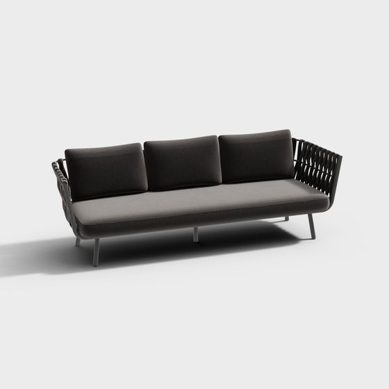 Sofa nhiều người thư giãn ngoài trời