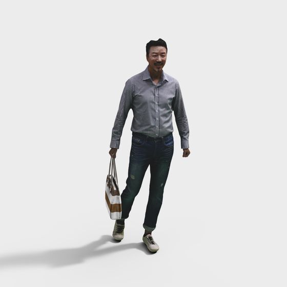 Urban Wanderer 3D Model for Modern Life